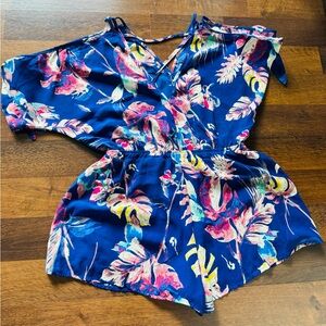 She + Sky Navy Floral Dress